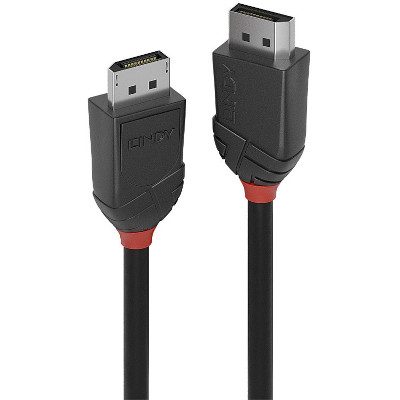 Cablu video LINDY DisplayPort Male - DisplayPort Male, v1.2, 1m, negru