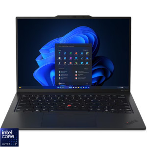 Laptop Lenovo 14 ThinkPad X1 Carbon Gen 12, 2.8K OLED 120Hz Touch, Procesor Intel® Core™ Ultra 7 155U (12M Cache, up to 4.80 GHz), 32GB LPDDR5X, 1TB SSD, Intel Integrated Graphics, Win 11 Pro, Black, Paint