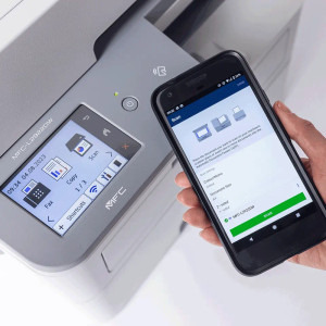 Brother MFC-L2922DW, Laser, Monocrom, Format A4, Duplex, Retea, Wi-Fi, NFC, Fax