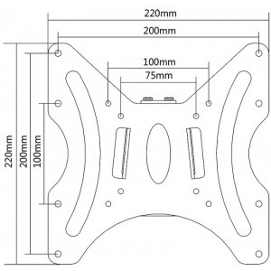 SBOX LCD-203L 23 - 42 inch