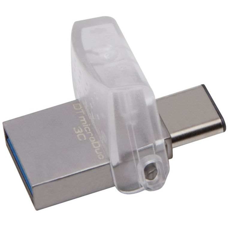 Memorie externa Kingston DataTraveler microDuo 3C 64GB USB 3.0 + USB Tip C