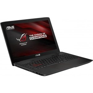 ASUS Gaming 15.6'' ROG GL552VW, FHD, Procesor Intel® Core™ i5-6300HQ (6M Cache, up to 3.20 GHz), 8GB DDR4, 1TB 7200 RPM, GeForce GTX 960M 4GB, FreeDos, Black-Grey, versiunea metalica