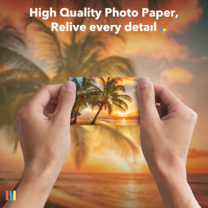 Liene Photo Paper ZINK 50 x 76 mm (2 x 3 inch) 50 coli pentru seria Pearl