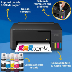 Epson EcoTank L1350, InkJet CISS, Color, Format A4, Wi-Fi