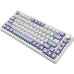 Ajazz AK820 MAX RGB White/Purple Magnetic Switch Mecanica