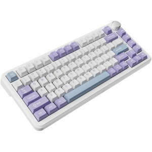 Ajazz AK820 MAX RGB White/Purple Magnetic Switch Mecanica