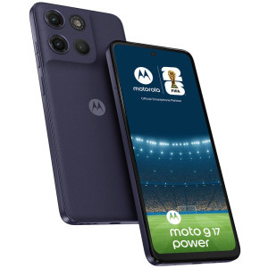 Motorola Moto G17 Power, 256GB, 8GB RAM, Dual SIM, 4G, Tri-Camera, Pantone Evening Blue