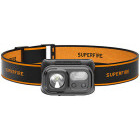Camping Superfire Lanterna frontala HL23-S, 350 lumeni, Negru