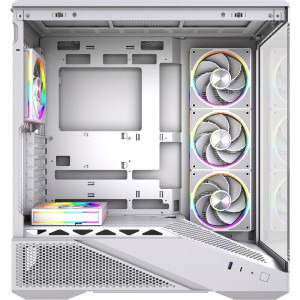 Gaming GREUCEANU Legendar UltraPlus Alb, Intel Core Ultra 9 285K 3.7GHz, 64GB DDR5, 4TB SSD, RTX 5090 32GB GDDR7, Iluminare RGB
