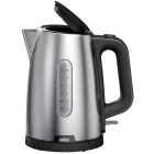 Fierbator Braun PurShine WK1500BK, 2200W, 1.7L, Argintiu/Negru