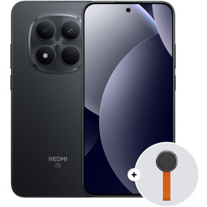 Xiaomi Redmi Note 15 Pro, 512GB, 8GB RAM, Dual SIM, 5G, Tri-Camera, Black + Woven Strap Ring Stand