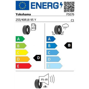 YOKOHAMA V105 AdvanSport255/40R18 95Y