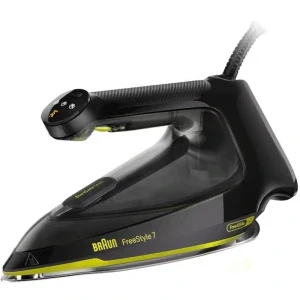 Braun Fier de calcat FreeStyle 7 FI7255GR, 2000W, 55g/min, Negru/Verde