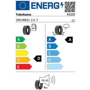 YOKOHAMA V105 AdvanSport295/40R21 111Y