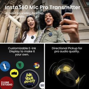 Insta360 Luna Ultra Cosmic Black Creator Bundle