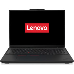 Lenovo 16'' ThinkPad T16 Gen 5, 2.8K OLED 120Hz VRR, Procesor Intel® Core™ Ultra 7 365 (12M Cache, up to 4.80 GHz), 64GB LPCAMM2 LPDDR5X, 1TB SSD, Intel Graphics, Win 11 Pro, Black