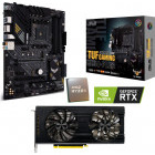 Gainward GeForce RTX 3060 Ghost 12GB GDDR6 192-bit + AMD Ryzen 5 5600X 3.7GHz + ASUS TUF GAMING B550-PLUS