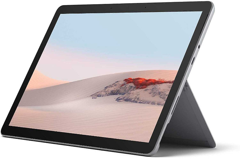 Tableta Microsoft Surface Go 2, 10.5 inch Multi-touch, Intel Pentium Gold Processor 4425Y, 8GB RAM, 128GB flash, Wi-Fi, Bluetooth, GPS, 4G, Windows 10 Home S, Silver
