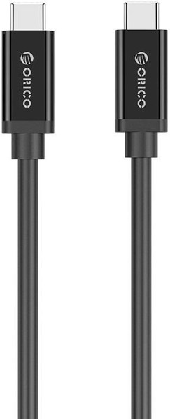 Cablu de date / adaptor Orico XC-G2, USB-C Male la USB-C Male, 1 m, Black