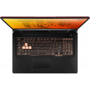 ASUS Gaming 17.3'' TUF A17 FA706IU, FHD 120Hz, Procesor AMD Ryzen™ 7 4800H (8M Cache, up to 4.20 GHz), 8GB DDR4, 512GB SSD, GeForce GTX 1660 Ti 6GB, No OS, Bonfire Black