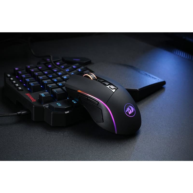 Mouse Gamer Redragon Lonewolf 2 Pro RGB 32000dp M721-PRO em Promoção é
