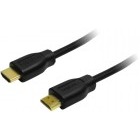 Cablu video Logilink HDMI Male - HDMI Male, v1.4, 15m, negru