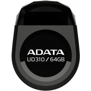 ADATA DashDrive Durable Jewel UD310 64GB USB 2.0 negru