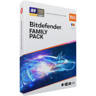Antivirus Bitdefender Family Pack 2021, 15 Dispozitive, 1 An