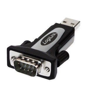 Adaptor Logilink 1x USB 2.0 A Male - 1x RS232 Male