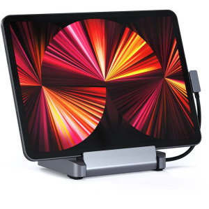 Satechi Stand Hub pentru iPad Pro (USB-C PD@60W, 4K HDMI@60Hz, Space Grey