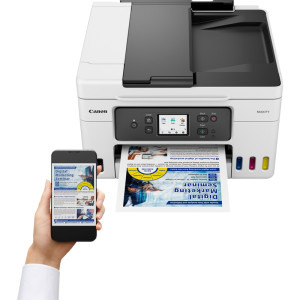 Canon MAXIFY GX4040, InkJet CISS, Color, Format A4, Duplex, Retea, Wi-Fi, Fax