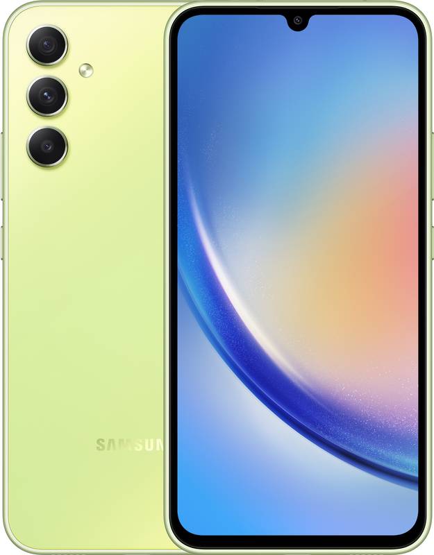 Smartphone Samsung Galaxy A34, 128GB, 6GB RAM, Dual SIM, 5G, 4-Camere, Light Green