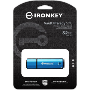 Kingston IronKey Vault Privacy 50C Series AES-256 Encrypted 32GB