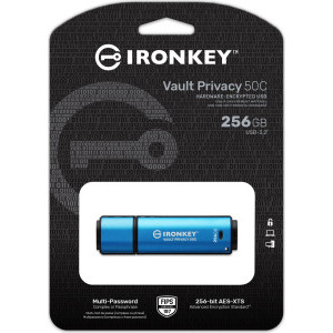 Kingston IronKey Vault Privacy 50C Series AES-256 Encrypted 256GB