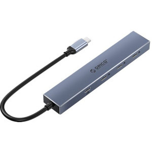 Orico DHY-4C, 4x USB-C 3.2 Gen2 Grey