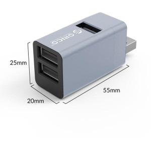 Orico MINI-U32L Mini 3-in-1 Grey