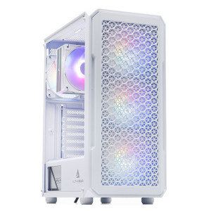 Gaming ZMEU Epic Prime Alb Esports Edition, AMD Ryzen 7 5700G 3.8GHz, 16GB DDR4, 256GB SSD, Radeon Graphics 8, Iluminare RGB