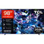 Televizor LED TCL Smart TV SQD-MiniLED 98MSQLED80L Seria MSQLED80L 248cm 4K UHD HDR