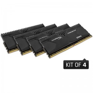 HyperX Predator 16GB DDR4 2133MHz CL13 Quad Channel Kit