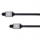 Cablu audio Kruger&Matz S/PDIF Optic Male - S/PDIF Optic Male, 0.5m, negru