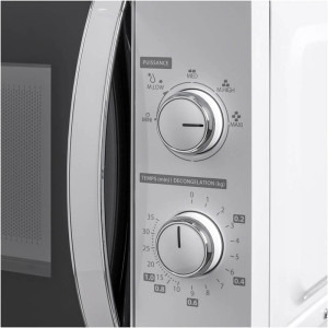 Toshiba MW-MM20PWH, 20 l, 800 W, Timer, Control mecanic, Iluminare LED, Alb