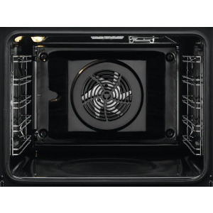 Electrolux COE7P31X2, Electric, 72 L, Autocuratare pirolitica, SenseCook, Food Sensor, Display, Grill, Soft close, Clasa A+, Inox/Negru
