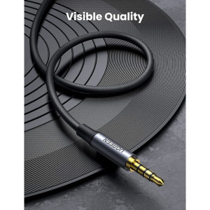 Ugreen AV183, Jack 3.5 mm Male - Jack 3.5 mm Male, 3m, negru-gri