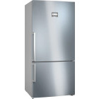 Combina frigorifica Bosch KGN86AIDR, 631 L, NoFrost, PerfectFit, Iluminare LED, Clasa D, 186 cm, Inox