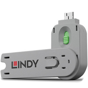 LINDY Cheie dispozitiv blocare port USB tip A, verde