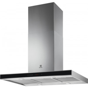 Hota Electrolux insula EFI739X, Putere de absorbtie 740 m3/h, 1 motor, 90 cm, Conectivitate plita, Functie Breeze, Inox