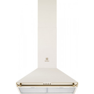Hota Electrolux decorativa EFC226V, Putere de absorbtie 420 m3/h, 1 motor, 60 cm, Crem