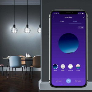 Tellur Bec Smart, Wi-Fi, 9W, E27, lumina alba/calda/RGB, reglabil
