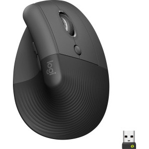 Logitech Lift Vertical Ergonomic, Negru