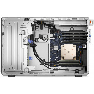 DELL PowerEdge T350, Procesor Intel® Xeon® E-2388G 3.2GHz Rocket Lake, 32GB RAM ECC UDIMM, 1x 2TB SATA 7.2K 6G HDD + 5x 600GB SAS 10K 12G HDD, PERC H355, 8x Hot Plug LFF, Windows Server 2022